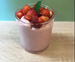 Erdbeermousse mit Agar-Agar