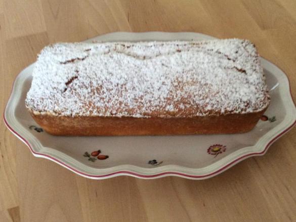 Zitronenkuchen mit Xucker 1/2 Rezept für kleine Backform 