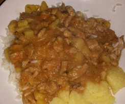 Schweinefilet-Topf mit Kartoffeln
