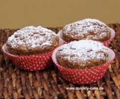 Ruck-Zuck-Muffins/ Kürbis-Mohn-Muffins mit nur 6EL Öl/VEGAN