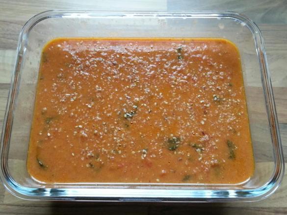 Fusilli mit Tomaten Kokos Soße