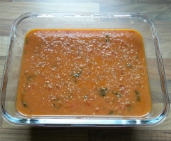 Fusilli mit Tomaten Kokos Soße