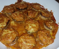 Gefüllte Champignons