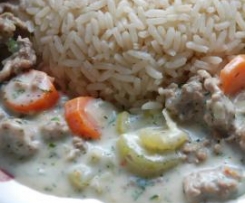 All-In-Menue Pikante Gurken-Hackpfanne