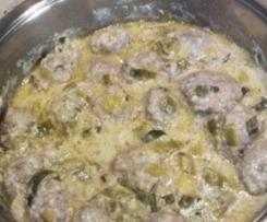 Pfälzer Specksoßen-Klöße