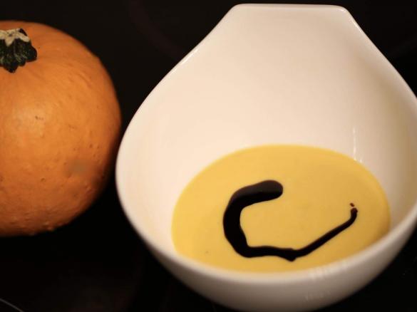 Süßkartoffel-Kürbis-Cremesuppe