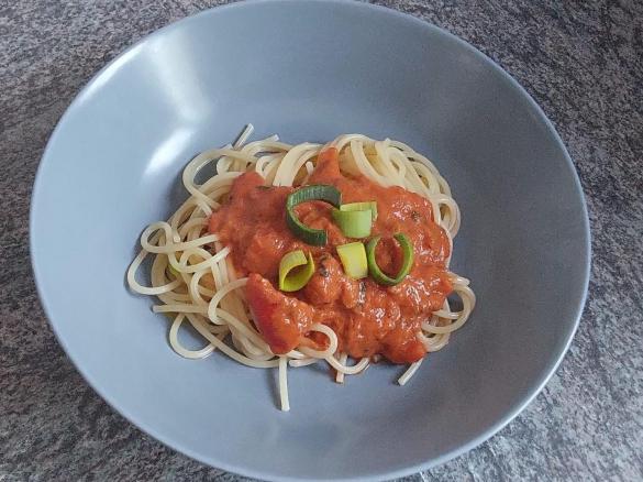 Spaghetti mit Tuscan - Tuna - Sauce