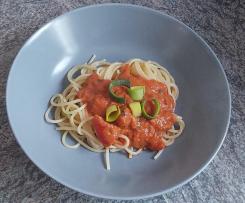 Spaghetti mit Tuscan - Tuna - Sauce