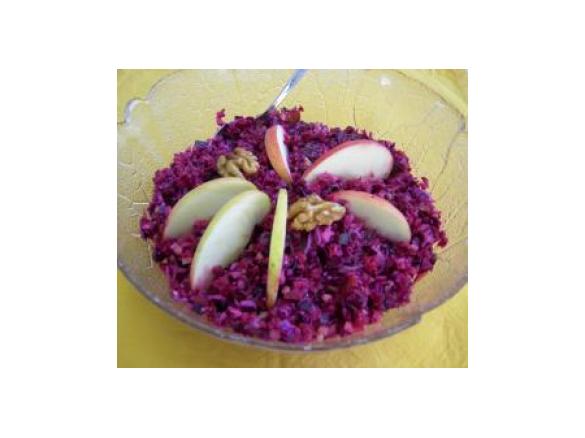 Variation von Winterlicher Rotkohlsalat