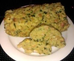 Variation von Serviettenknödel für Veganer