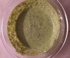 Rucola-Fete-Knoblauch-Creme