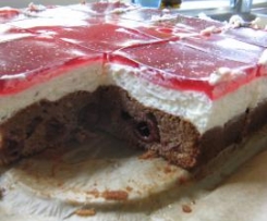 Nutellakuchen auf dem Blech