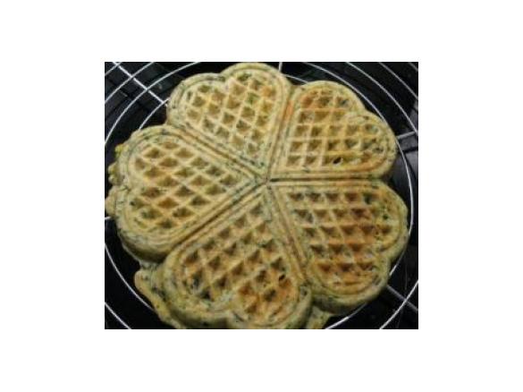 Spinatwaffeln 