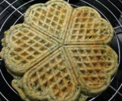 Spinatwaffeln 