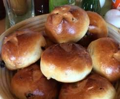 Rosinenbrötchen schnell!! (Milchbrötchen)