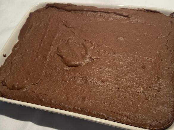 Schoko-Brownie flüssig