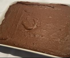 Schoko-Brownie flüssig