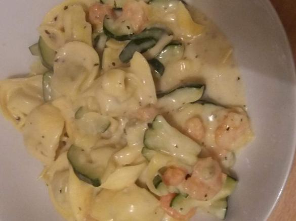 Tortellini Zucchini Crema