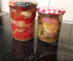 herzhafte eingelegte Cocktailtomaten