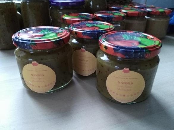 Kiwi-Apfel-Zimt Marmelade