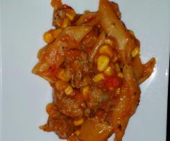 Nudeltopf mit Hackfleisch all-in-one