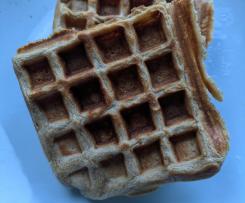 Haferflocken-Bananen-Waffeln