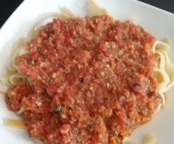 Mediterrane Gemüsesoße