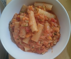 Nudeln mit Gemüsebolognese, Weight Watchers geeignet