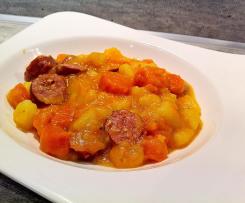 Kartoffel-Möhreneintopf mit Pfefferbeißer