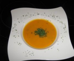 Klassische Kürbiscremesuppe