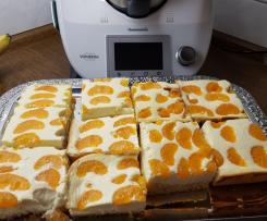 Käseblechkuchen mit Mandarinen Muttis Art