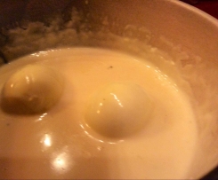Eier mit Senfsauce (Leichte Variation)