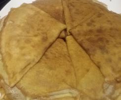 Variation russische Pfannkuchen süß.