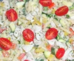 Sommersalat mit Hühnchenbrust