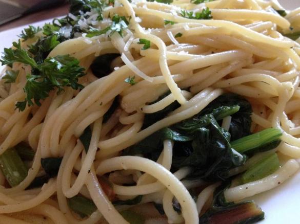 Mangold Spaghetti