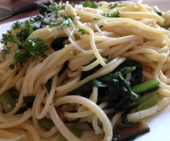 Mangold Spaghetti
