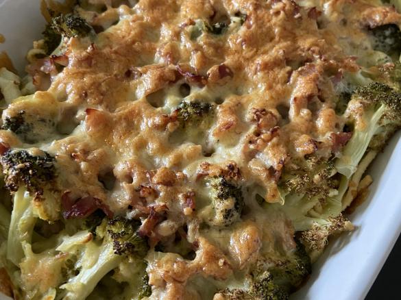 Spätzle-Auflauf mit Brokkoli
