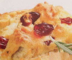 Rosmarin-Cranberry Muffins