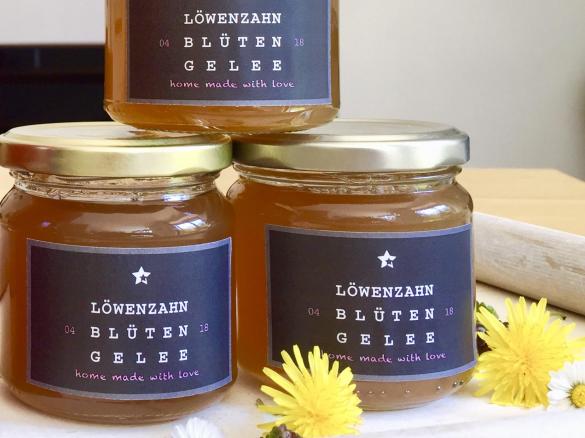 Löwenzahn-Blüten-Gelee