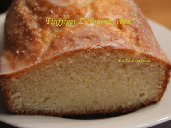 Fluffiger Zitronenkuchen aus der Backstube