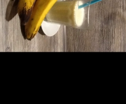 Milchshake Banane natürlich lecker