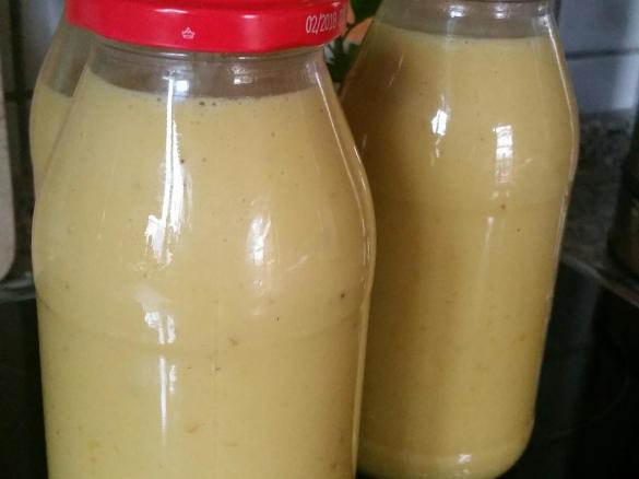 Honig-Senf-Dressing auf Vorrat