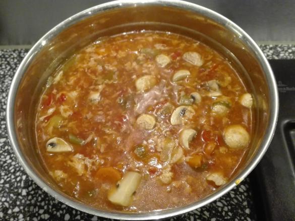 Pekingsuppe wie beim Chinamann