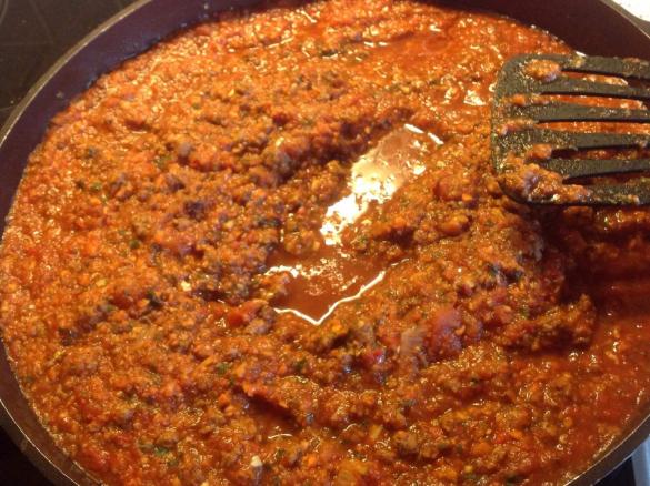 Gesunde Bolognese mit viel verstecktem Gemüse 