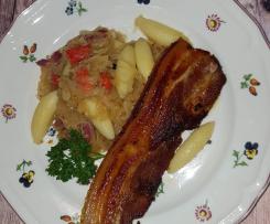 Kutscherkraut - Bierkraut mit Schupfnudeln