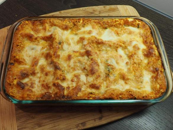 Möhren-Kräuter-Lasagne