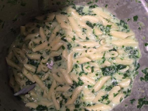 All in one Spinatnudeln