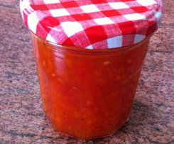Tomaten Relish (zu gegrilltem/Nachos etc)