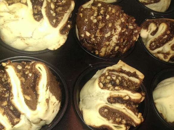 Nutella-Haselnuss-Falte