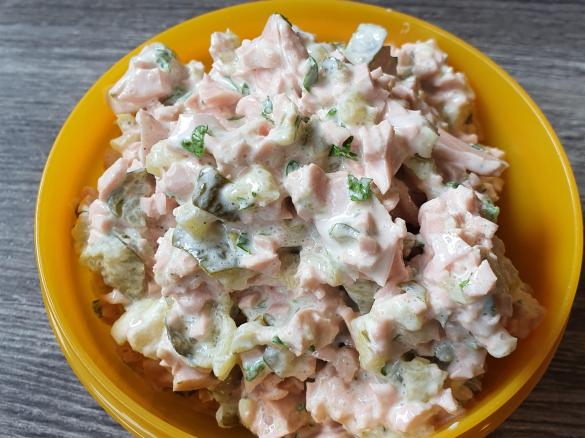 Glücksmixer leichter Fleischsalat/Vleischsalat